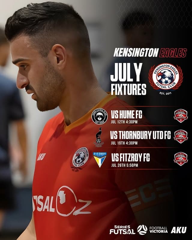 Kensington Eagles July fixtures